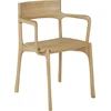 Image de Ethnicraft - Fauteuil de repas PI - Bois naturel - Chêne massif huilé - Designer Alain van Havre