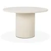 Image de Ethnicraft - Table ronde Elements - Blanc - Microciment