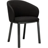 Image de Ethnicraft - Fauteuil rembourré Unda - Noir - Mousse haute densité - Designer Studio Segers