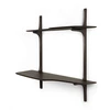 Image de Ethnicraft - Bureau mural PI - Marron - Acajou massif teinté - Designer Alain van Havre