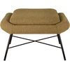 Image de Ethnicraft - Repose-pieds Barrow - Jaune - Mousse haute densité - Designer Jacques Deneef