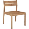 Image de Ethnicraft - Chaise Jack outdoor - Bois naturel - Teck massif - Designer Jacques Deneef