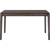 Image de Ethnicraft - Table à rallonge Bok - Marron - Chêne massif teinté - Designer Alain van Havre