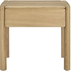 Image de Ethnicraft - Table de chevet PI - Bois naturel - Chêne massif huilé - Designer Alain van Havre