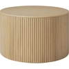 Image de Ethnicraft - Table basse Roller - Bois naturel - Chêne massif huilé - Designer Jacques Deneef