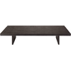 Image de Ethnicraft - Table basse Grooves - Noir - Teck massif teinté