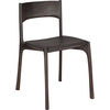 Image de Ethnicraft - Chaise PI - Marron - Teck massif - Designer Alain van Havre