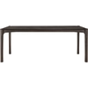 Image de Ethnicraft - Table rectangulaire PI - Marron - Teck massif - Designer Alain van Havre