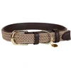 Image de Collier pour chien en nylon tressé Kentucky Beige S 42517-32-S