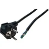 Image de Générique ecf-808012 câble électrique noir 3 m cee7/7