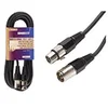 Image de Câble XLR 3P Male / Femelle noir 6m
