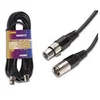 Image de Rallonge xlr 3P male / femelle noir 10m