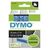 Image de Ruban Dymo D1 - 45016 - Ruban noir/bleu - 12 mm x 7 m