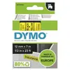 Image de Ruban Dymo D1- 45018 - Ruban noir/jaune - 12 mm x 7 m
