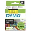 Image de Ruban Dymo D1 poly - 12mm x 7m - Blanc/Transparent - BB1 S0720600