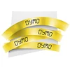 Image de Ruban plastique dymo noir/jaune 12MM pour letratag