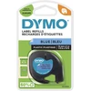 Image de Dymo Ruban LT S0721650 plastique LetraTag - 12 mm x 4 m - Noir sur Bleu