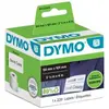 Image de Etiquette expédition / badge papier 54 x 101 mm Dymo S0722430 blanche - Rouleau de 220