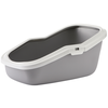 Image de Bac à litière avec rebord pour chat Nobby Pet Aseo Gris 56x39x 27,5 cm 72073