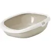 Image de Bac à litière large avec rebord pour chat Nobby Pet Gizmo Beige 52x39,5x15 cm 72193
