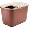 Image de Bac à litière pour chat Nobby Pet Hop In Marron TU 72253
