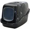 Image de Bac à litière pour chat Nobby Pet Nestor Marble Noir 56x39x38,5 cm 62474