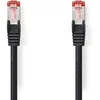 Image de Nedis Câble réseau CAT6 RJ45 Mâle RJ45 Mâle S/FTP 2,00 m Rond LSZH Étiquette Noire