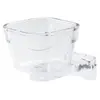 Image de Mangeoire pour pérroquet avec serrure grand Duvoplus Blanc 12x12x12 cm 612254