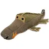Image de Jouet peluche pour chien crocodile Duvoplus Canvas Gris 30x13x8 cm 171304