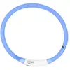 Image de Collier pour chien lumineux avec USB silicon Duvoplus Flash Ring Bleu 24x1,5x27 cm 1270005
