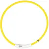 Image de Collier pour chien lumineux Duvoplus avec USB nylon Flash Ring Jaune 22x1,5x26 cm 1270014