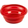 Image de Gamelle pour chien escamotable en silicone Duvoplus Rouge 18x18x2 cm 1717064