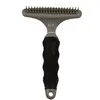 Image de Peigne pour chien anti-noeuds 20 pins Duvoplus Noir 16,5x11x4,5 cm 10053