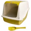 Image de Bac à litière pour chat avec filtre Duvoplus Sybil Marron 57x38x38 cm 11632