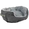 Image de Panier pour chien Duvoplus Corduroy Ash Noir 80x60x24 cm 11944