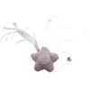 Image de Jouet peluche pour chat étoile avec élastique et cloche Duvoplus Cushy Gris 17,5x6,5x3 cm 12085