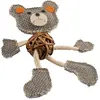 Image de Jouet pour chat Duvoplus Canvas Ours Marron 17x12x3,5 cm 12053