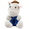 Image de Jouet peluche pour chien âne distributeur en caoutchouc Duvoplus Multicolore 17x11x10 cm 14572