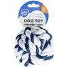 Image de Balle en corde pour chien Duvoplus Sweater Bleu 9x9x9 cm 15042