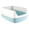 Image de Bac à litière pour chat Duvoplus Macy Eco Blanc 57,5x44x24,5 cm 15906