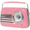 Image de Radio Vintage Autonome avec Bluetooth USB & FM 30W Rose