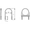 Image de Collier de serrage, échappement DINEX 90105