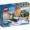 Image de LEGO® City 60149 Le 4x4 avec Catamaran en occasion ou reconditionné