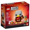 Image de Jeux de construction - LEGO - 40273 - Thanksgiving Dinde BrickHeadz - 8 cm - Plaque 11 cm en occasion ou reconditionné