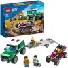 Image de LEGO® City 60288 Le transport du buggy de course Jouet Camion Transporteur de Voiture Tout-Terrain pour Enfants de 5 ans et + en occasion ou reconditionné