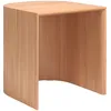 Image de Fritz Hansen - Table d'appoint Cecilie Manz - Bois naturel - Cerisier massif huilé FSC - Designer Cecilie Manz