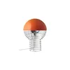 Image de Verpan - Lampe de table Wire - Orange - Acier chromé - Designer Verner Panton