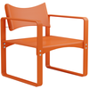 Image de Verpan - Fauteuil Series 270 F - Orange - Contreplaqué de bouleau laqué - Designer Verner Panton