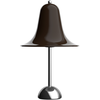 Image de Verpan - Lampe de table Pantop - Marron - Métal chromé - Designer Verner Panton