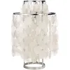 Image de Verpan - Lampe de table Fun - Blanc - Nacre - Designer Verner Panton